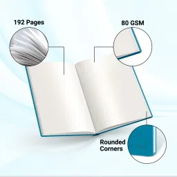 paperkraft Designer Series with PU leather A5 Diary Unruled 192 Pages image 4