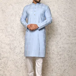 RANAK Men Regular Pure Cotton Kurta with Churidar-picture-44