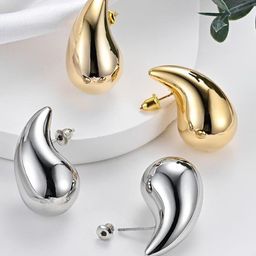 Softwrap Teardrop Shaped Studs Earrings-26