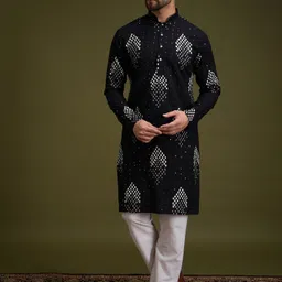 Anouk Men Embroidered Thread Work Kurta-picture-16