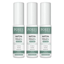 PORES Be Pure Matcha Set Of 3 Green Tea  Face Toner- 100ml Each image 2