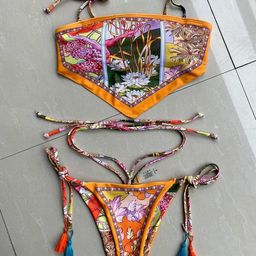 Addery Printed Swim Bikini Set-image-17