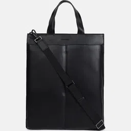 Calvin Klein Men PU Oversized Structured Tote Bag-7