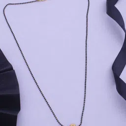 Ramdev Art Fashion Jwellery 22K Gold Plated Artificial Stones and Beads Mangalsutra-10
