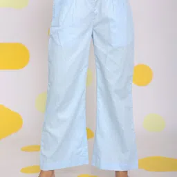 KAORI BY SHREYA AGARWAL Women Relaxed Straight Leg High-Rise Pleated Trousers-image-80