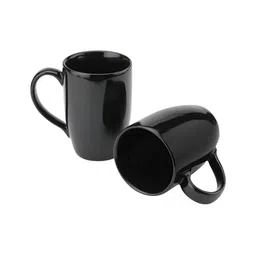 BODHI HOUSE Black Handcrafted Solid Ceramic Glossy Cups Set of Cups and Mugs-47