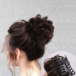 D-Divine Clutcher Hair Bun - Brown-image-19