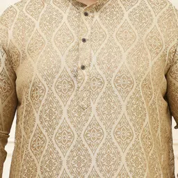 SOJANYA PLUS Men Regular Kurta with Pyjamas image 2