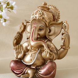 Home Centre Gold-Toned Religious Figurine Showpiece-23