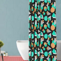 ArtzFolio Charcoal Printed Waterproof Shower Curtain-picture-7