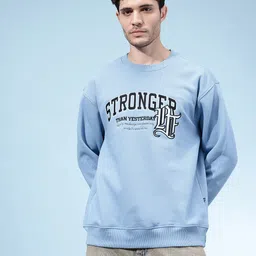 glitchez Typography Print Applique Detail Relaxed Sweatshirt-picture-35