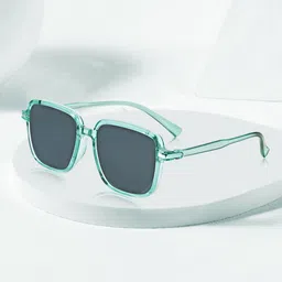 CELEBRITY SUNGLASSES Unisex Rectangle Sunglasses with UV Protected Lens CLSG-DC1001-04-20
