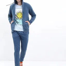Mast & Harbour Men Front-Open Hooded Sweatshirt-image-44