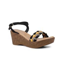 Inc 5 Women Textured Wedge Heel Sandals-42