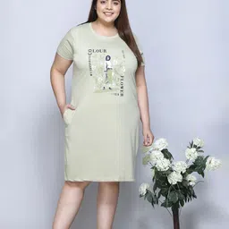 IN Love Women Printed Round Neck Nightdress-picture-29