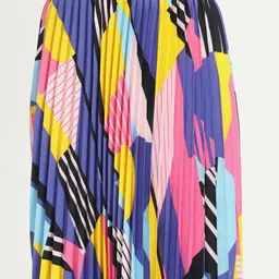 LookShine Printed A-Line Flared Midi Skirts image 5