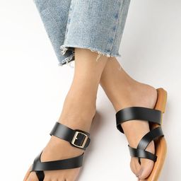 Stylestry Girls Open Toe Flats-21