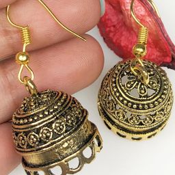 Golden Brass Jewellery | Natural Gemstone-image-56