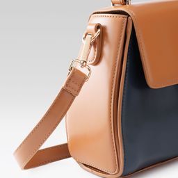 Allen Solly Colourblocked Structured Satchel Bag image 5