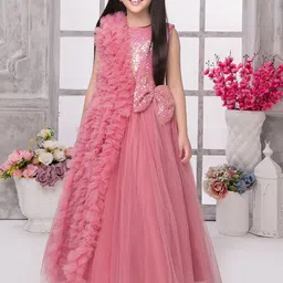 Tiny Kingdom Floral Net Maxi Dress-picture-58