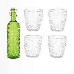 SOMIL Green Glass Airtight Can Bottle-image-28