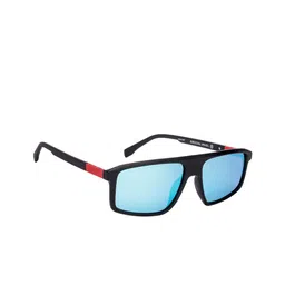 John Jacobs Unisex Rectangle Sunglasses with UV Protected Lens-image-26