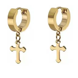 shobhram Unisex Gold Earrings-51