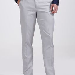 INVICTUS Men Slim Fit Cotton Formal Trousers-image-98