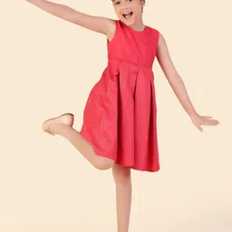 Fabindia Girls Fit & Flare Dress-43