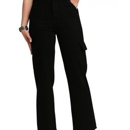 DressBerry Women Black Comfort Regular Fit Mid-Rise Stretchable Jeans-picture-19