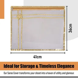 Kuber Industries Transparent Set of 3 Regular Multi-Utility Organisers image 5