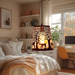 GAUVIK Black Printed Ceiling Lamp image 2