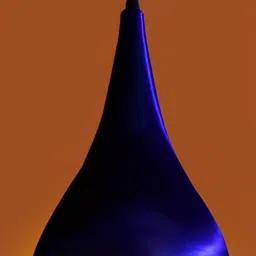 KINIS Blue & Black Aluminium Ceiling Lamp-image-29