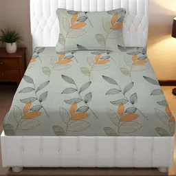 IVAZA Grey Microfiber 240 TC Bedsheets-image-106
