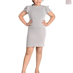 BAESD Girls Pack of 2 Striped Bodycon Dresses-picture-29