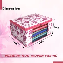 Aura Pink Set of 6 Regular Multi-Utility Organisers image 2