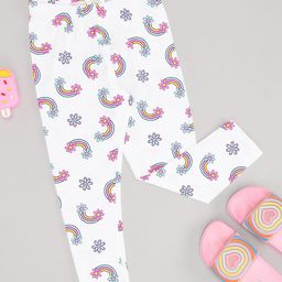 Pantaloons Junior Girls Cotton Ankle-Length Leggings-image-66