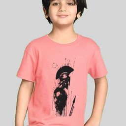 AUSK Boys Graphic Printed Drop-Shoulder Sleeves Cotton T-shirt-image-98