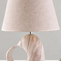 AARVI DECOR STUDIO Beige Clayvolution Frusturical Shaped Table Lamp-image-53