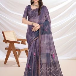 Mantrotsav Floral Zari Designer Saree-image-59