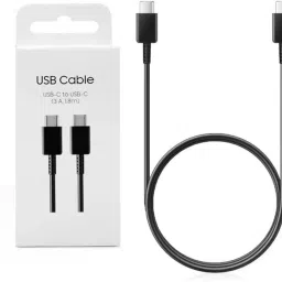 LoffyDart Type C 1.01 m USB C to C 8A Silver Wrap OEM 65W-10W/6.5A VOOC/WARP/DASH/SUPERVOOC/SUPERDART CHARGER-26