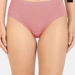 HRX by Hrithik Roshan Pack Of 2 High-Rise Bamboo Hipster Briefs WO-L6-Peach-L10-Black-picture-26