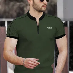 TRIPR Men Henley Neck T-shirt-image-57