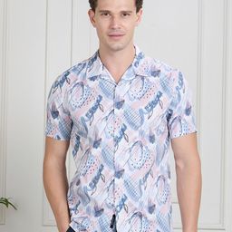 VALEN CLUB Men Premium Floral Opaque Printed Casual Shirt-image-46