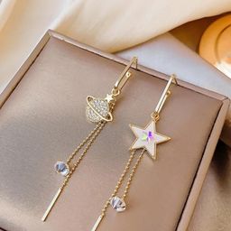 SZN Women's Teardrop Shaped Drop Earrings-16