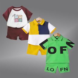 Lofn Unisex Kids Printed T-shirt with Shorts-image-76