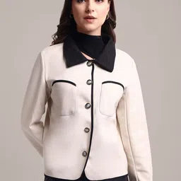 iki chic Women Lightweight Open Front Jacket-image-47
