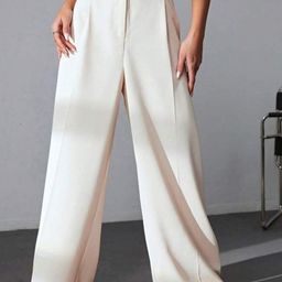 Next One Women Smart High-Rise Easy Wash Pleated Trousers-image-69