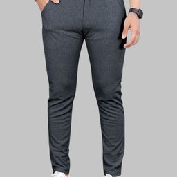 Moda Rapido Men Textured Tailored Trousers-picture-0