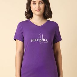 Van Heusen Typography Printed V-Neck Relaxed Fit T-shirt-picture-16